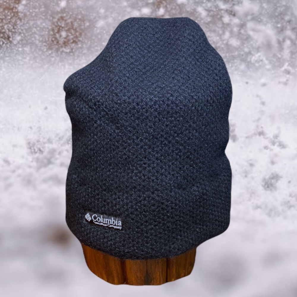 Vintage 90s Columbia Knit Beanie Hat